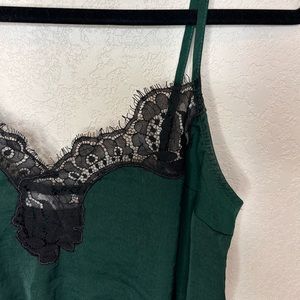 Lush lace trim bodysuit